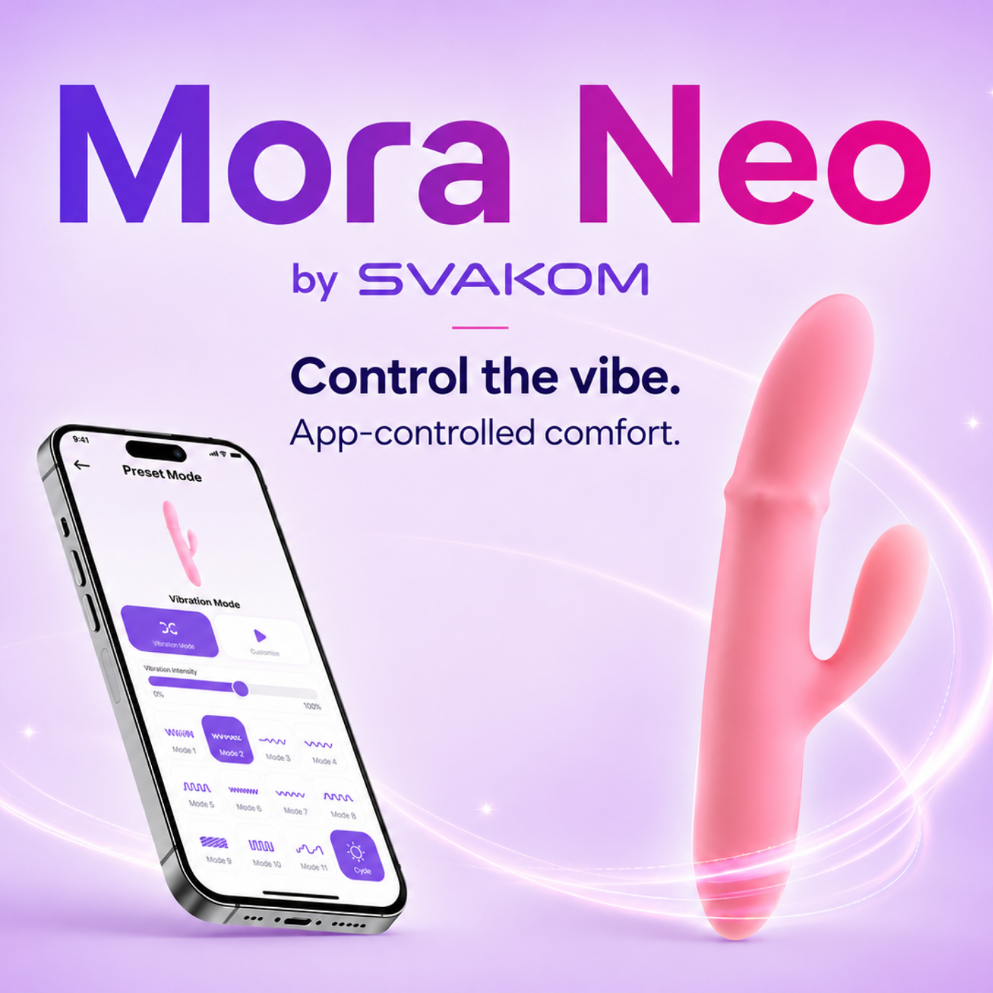 SVAKOM Mora Neo interactive rabbit vibrator